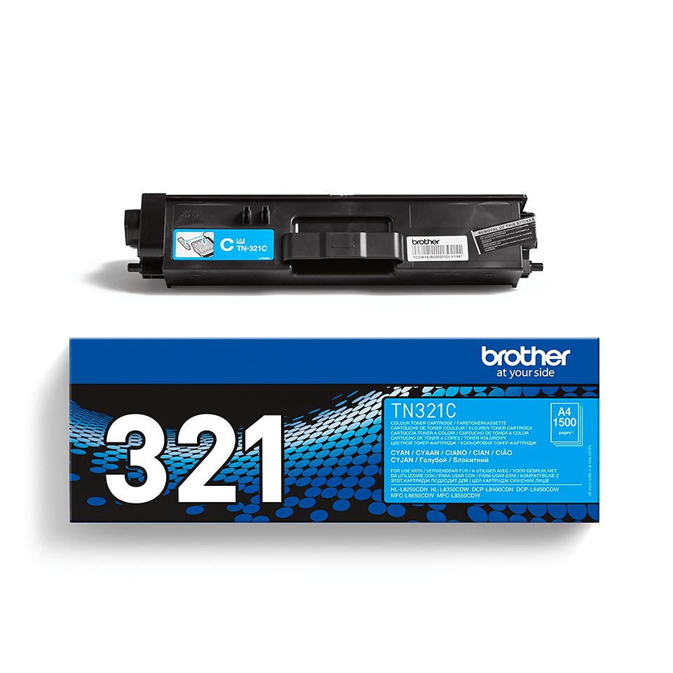 Оригинална тонер касета Brother TN321C – син цвят 3